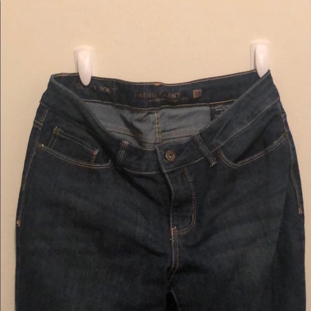 Faded Glory Curvy Boot Jeans